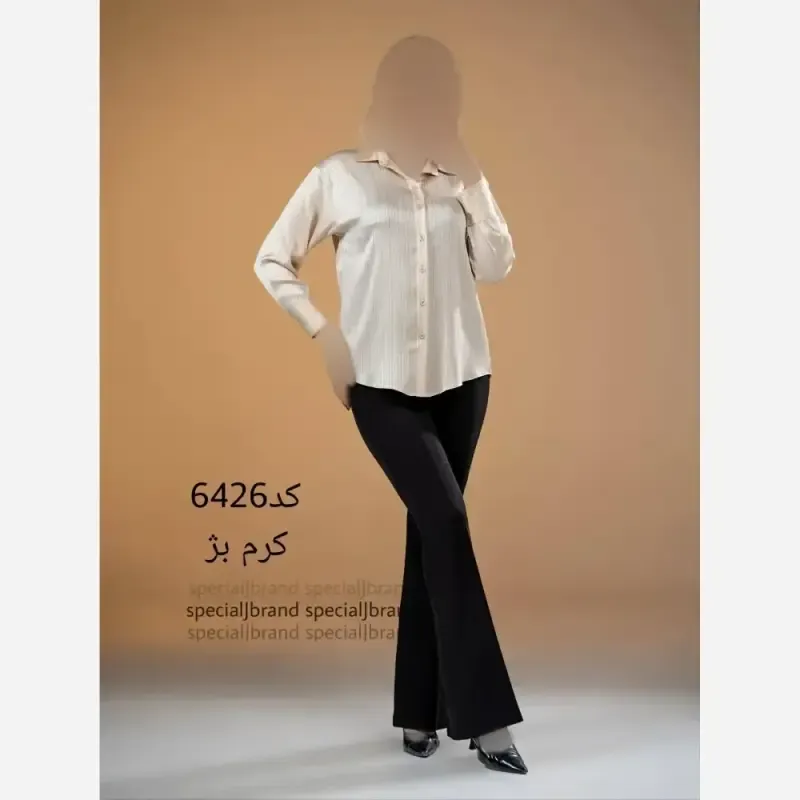 شومیز شارلوت ابریشم لمه دار زنانه رنگ مشکی سبز فیروزه ای کرم بژ