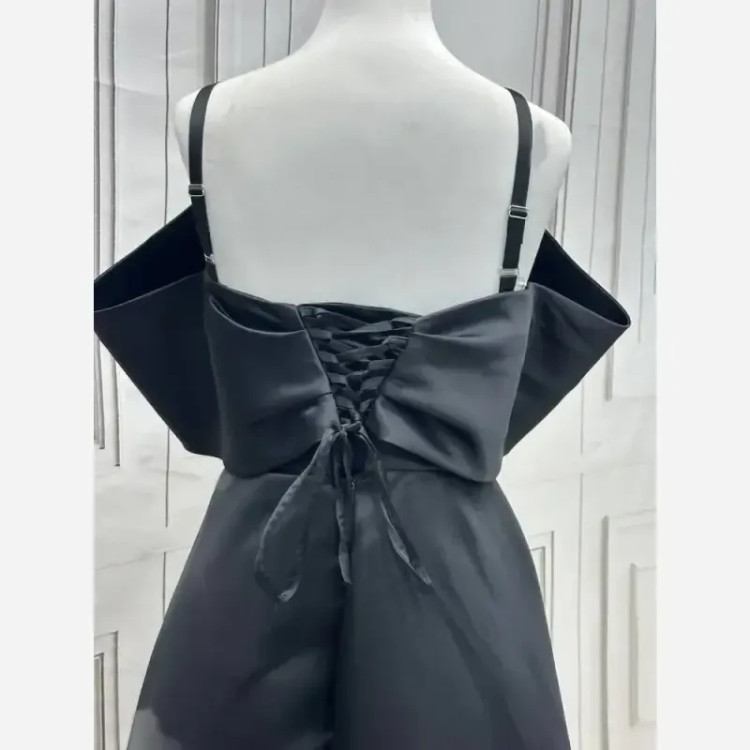 پیراهن مجلسی زنانه الیزا جنس ساتن آمریکایی قد 155