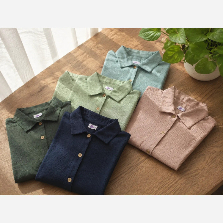 شومیز مانتویی دخترانه و نوجوان جنس آیوا مدل شمیم