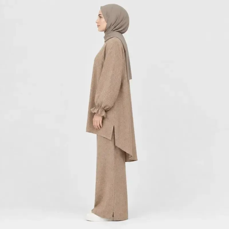 تونیک زنانه لینن مدل کوک دوزی
