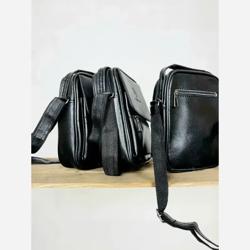 کیف مردانه زیپ مورب سایز کوچک